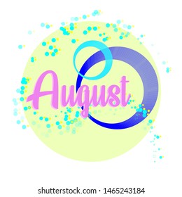 August logo bullet and circle