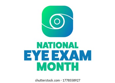 111 National eye exam month Images, Stock Photos & Vectors | Shutterstock