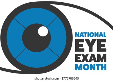 111 National eye exam month Images, Stock Photos & Vectors | Shutterstock