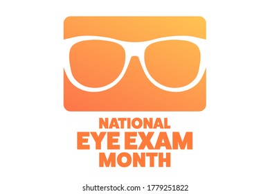 111 National Eye Exam Month Images, Stock Photos & Vectors 