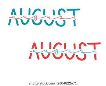 August - Search Bar on transparent background 2025