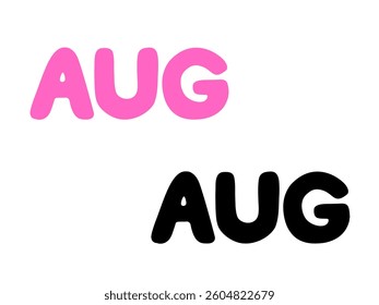 August - Search Bar on transparent background 2025