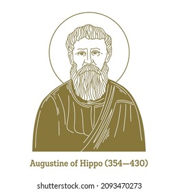 Augustine of Hippo (354-430) was a theologian and philosopher. His writings influenced the development of Western philosophy and Western Christianity.