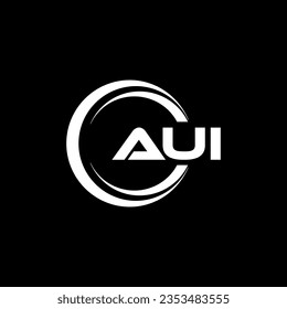 AUI-Logo-Design, Inspiration für eine einzigartige Identität. Modernes Eleganz und kreatives Design. Markieren Sie Ihren Erfolg mit dem Markieren dieses Logos.