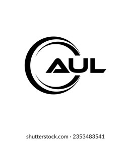 AUL Logo Design, Inspiration für eine einzigartige Identität. Modernes Eleganz und kreatives Design. Markieren Sie Ihren Erfolg mit dem Markieren dieses Logos.