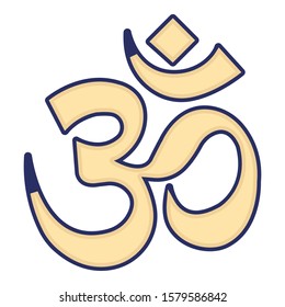 
Aum Isolated Vector icon which can easily modify or edit
