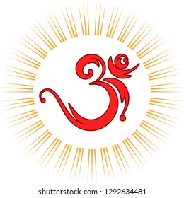 Aum (Om) The Eternal Sound Of Universe, Aum is the Holy Motif Of Hinduism