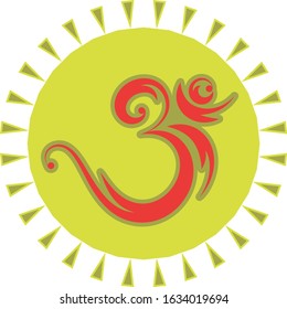 Aum (Om) The Eternal Sound Of Universe, Aum is the Holy Motif Of Hinduism