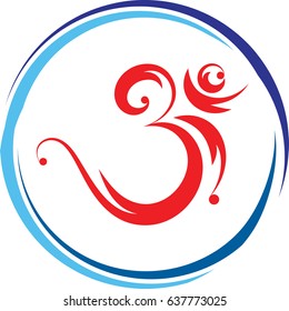 Aum (Om) The Eternal Sound Of Universe, Aum is the Holy Motif Of Hinduism