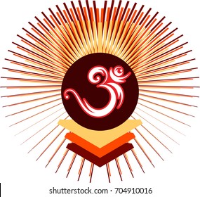 Aum (Om) The Eternal Sound Of Universe, Aum is the Holy Motif Of Hinduism