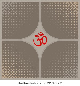 Aum (Om) The Eternal Sound Of Universe, Aum is the Holy Motif Of Hinduism