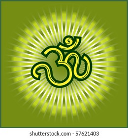 Aum (Om) the holy motif