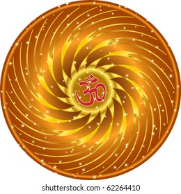 Aum (Om) the holy motif