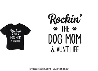 Aunt life t shirt design