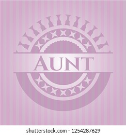 Aunt pink emblem
