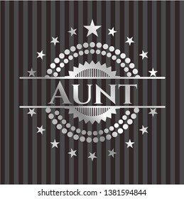 Aunt silvery badge or emblem