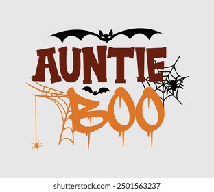 Auntie Boo, Halloween, Ghost, Spooky Season, witch, Halloween Funny, t shirt