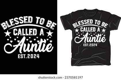 Auntie EST 2024 t-shirt, Gift for Aunt, Auntie Shirt, Aunt Shirt, Auntie Gift, New Auntie Gift, Aunt Gift, Aunt To Be