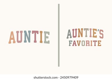 Auntie and nephew t shirt design 