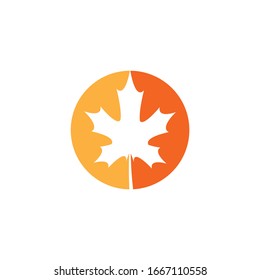 Auntumn Logo  icon  Vector illustration