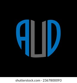 AUO letter logo creative design. AUO unique design.
