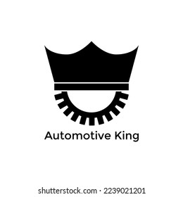 Auotomotive king logo design template
