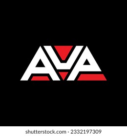 Diseño del logotipo de la letra del triángulo AUP con forma de triángulo. Monograma de diseño del logotipo del triángulo AUP. Plantilla de logotipo vectorial de triángulo AUP con color rojo. Logo triangular AUP Diseño sencillo, elegante y lujoso.