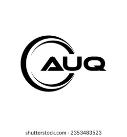 AUQ Logo Design, Inspiration für eine einzigartige Identität. Modernes Eleganz und kreatives Design. Markieren Sie Ihren Erfolg mit dem Markieren dieses Logos.