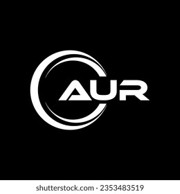 AUR Logo Design, Inspiration für eine einzigartige Identität. Modernes Eleganz und kreatives Design. Markieren Sie Ihren Erfolg mit dem Markieren dieses Logos.