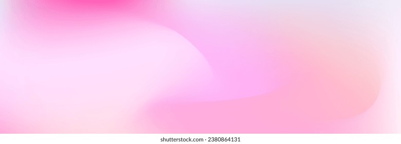Aura gradient background. Soft pink pastel colored. Fluid gradation texture, multicolor vintage retro design. Vector banner.