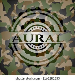 Aural on camo pattern