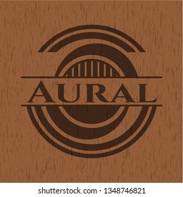 Aural wood emblem