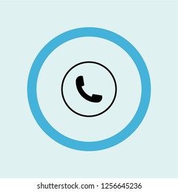 auricular phone icon symbol. Premium quality isolated auricular phone vector icon in trendy style. auricular phone element.