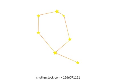 Auriga sky constellation vector image