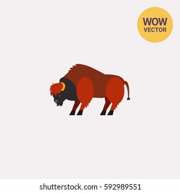 Aurochs vector icon