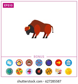 Aurochs vector icon