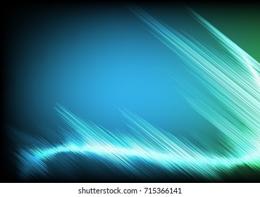 Aurora Blue and green Abstract background,Aurora and Shiny concept,design for template and Wallpaper,Vector,Illustration.