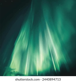 the aurora bore sky is dark with white patches