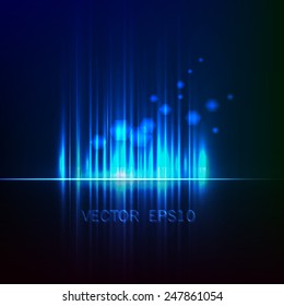 Aurora Borealis. Colorful abstract background.