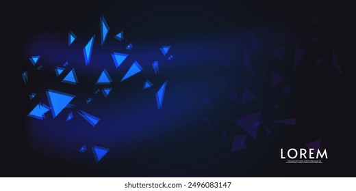Diseño de elemento de aurora sobre fondo oscuro. Plantilla de aurora de fondo. Luz brillante. Aurora boreal. Ilustración vectorial. Diseño para el fondo, Fondo de pantalla, postal, Web, Anuncio, cubierta. 