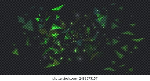 Diseño de elementos de Aurora sobre fondo transparente. Luz brillante. Aurora boreal. Ilustración vectorial.