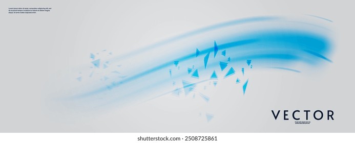 Aurora element design on white background. Bright light. Northern lights. Vector illustration.
