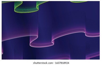 Aurora gradient line color background