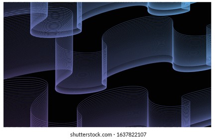 aurora gradient line color background
