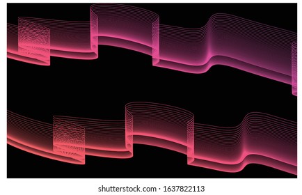 aurora gradient line color background