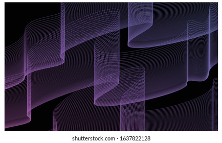 aurora gradient line color background