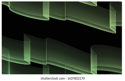 aurora gradient line color background