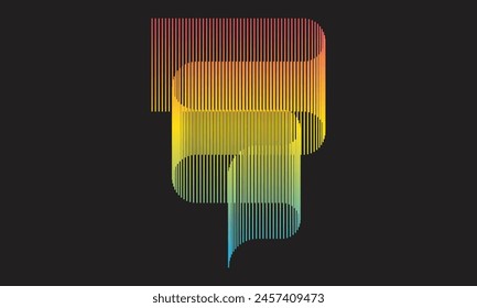 Aurora gradient line color background, Rock and Metallica band theme background, distro elements.