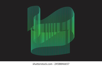 Aurora gradient line color background, Rock and Metallica band theme background, distro elements.
