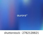 Aurora Light Gradient. Borealis Gradient Blur. Dreamy Finland Landscape With Magical Fog. Dark Space With Bright Neon Galaxy. Green, Blue And Purple Abstract Sky. Northern Aurora Light.